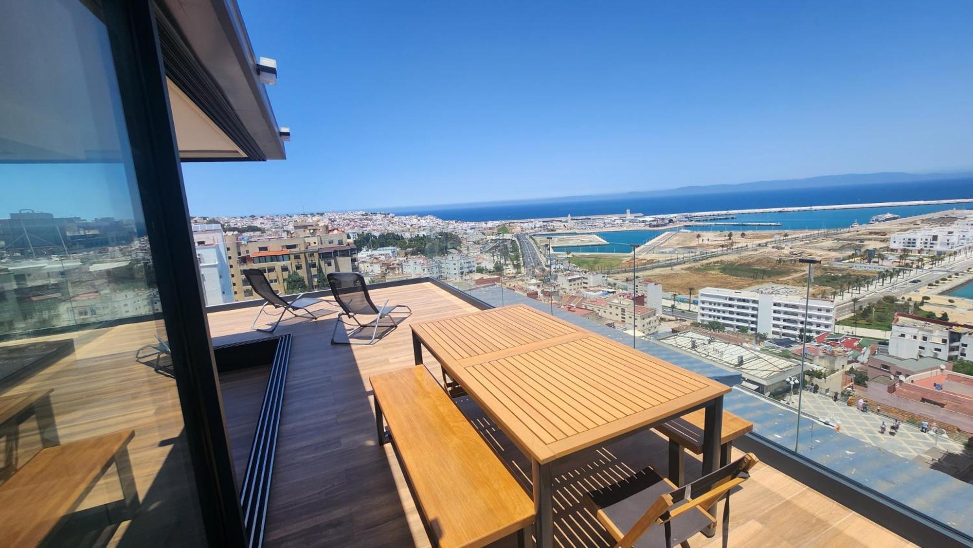 טנג'יר Magnifique Penthouse 160M2 Terrasse 90M2 Vue Mer מראה חיצוני תמונה