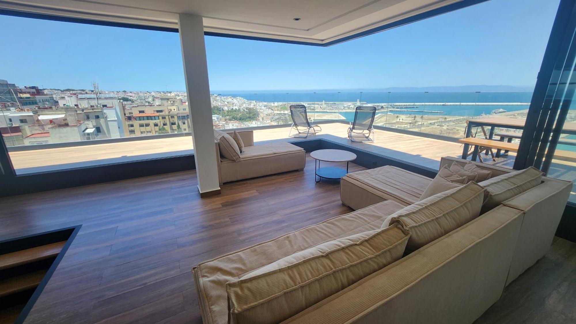 טנג'יר Magnifique Penthouse 160M2 Terrasse 90M2 Vue Mer מראה חיצוני תמונה